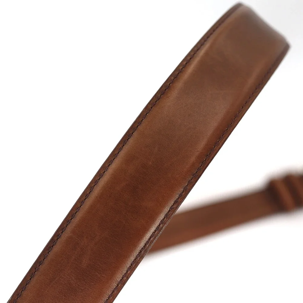 Carmina Shoemaker Belt Mens 40 Brown Leather Classic Dress Spain Luxury
